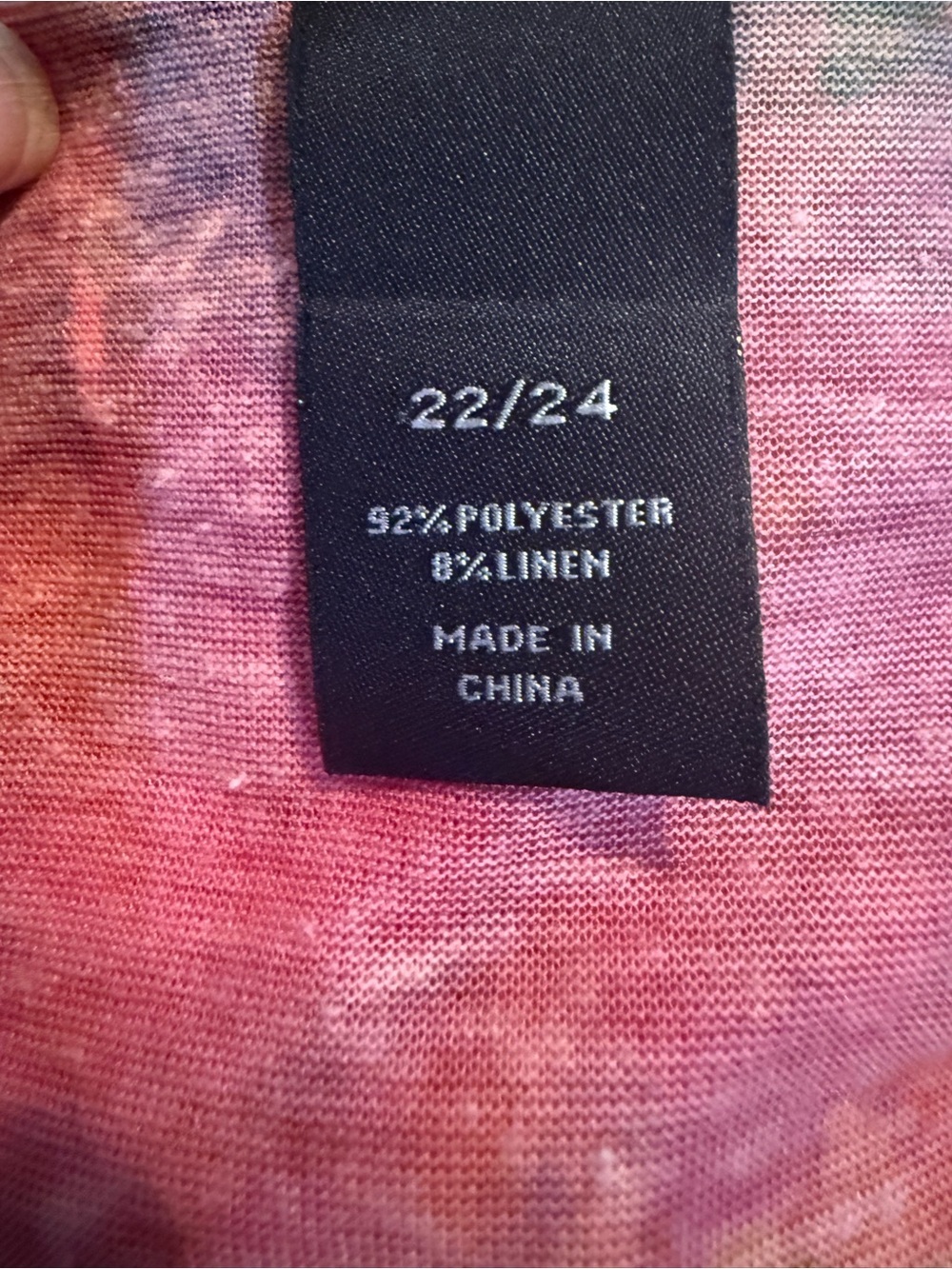 Women’s Lane Bryant sleeveless Multi-Color Scoop Neck Tank top EUC Size 22/24 - Picture 8 of 9